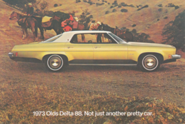 Delta 88 postcard, USA, 1973