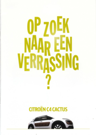 C4 Cactus intro brochure, 12 pages, 03/2014, Dutch language