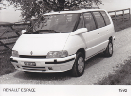 Renault Espace, press photo, Swiss, 1992