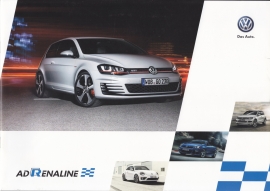 Sports models & R-Line brochure, A4-size, 32 pages, Dutch language, 07/2013