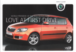 Fabia, A6-size postcard, Swiss, about 2008