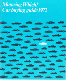 Which Car Motoring buying guide 1972, 40 pages, English language