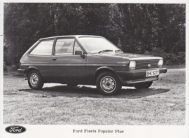 Ford Fiesta Popular Plus, press photo, UK, 9/1982