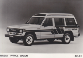 Nissan Patrol Wagon, press photo, Belgium, 01/1984