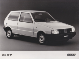Fiat Uno 60 D, press photo, Italy, 9/1987