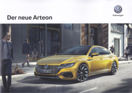 Arteon brochure, A4-size, 20 pages, 03/2017, German language