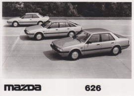 626 model range, press photo, 1984
