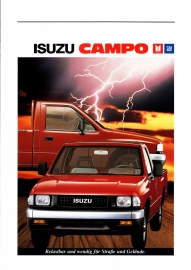 Campo Pick-up, 8 pages + specs. + prices, German language, 1989