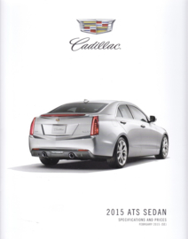 ATS Sedan specs. & prices, 8 pages, 2015, English language