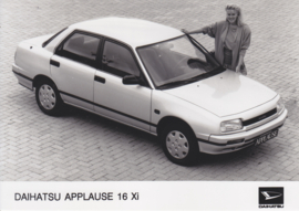 Daihatsu Applause 1.6 Xi Sedan, press photo, Dutch, 1989