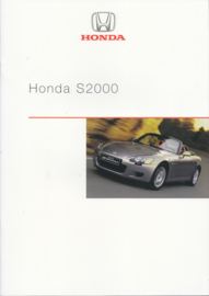 S2000 Convertible brochure, 24 pages, A4-size, German, 04/2002