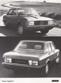 Fiat Argenta  Diesel Berlina, press photo, Italy, 1984