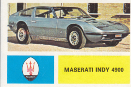 Maserati Indy 4900, 4 languages, # 109