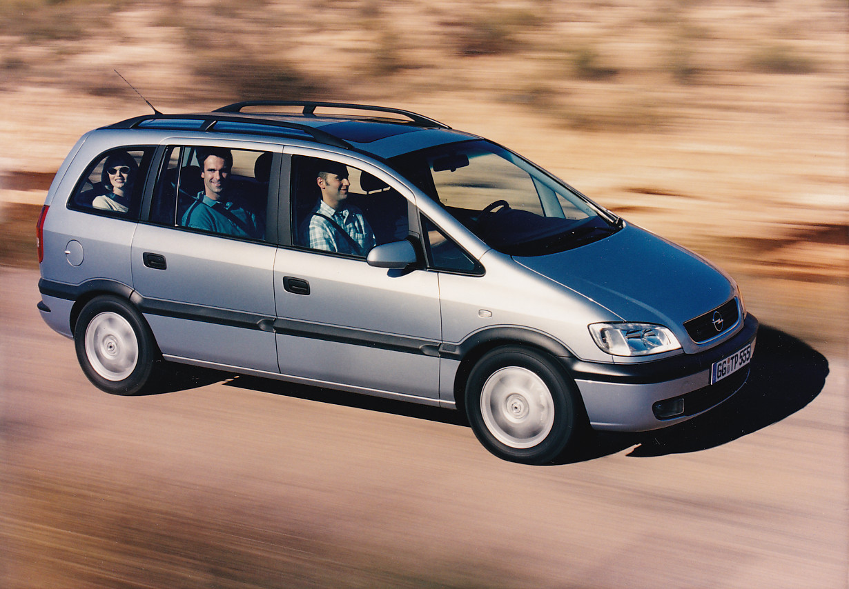 Opel Zafira, press photo, Germany, 03/1999