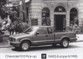 Chevrolet S10 Pick-up - press photo, Europe [export] - 9/1995