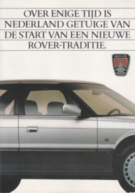 800 Sedan brochure, 6 pages, A4-size, about 1986, Dutch language