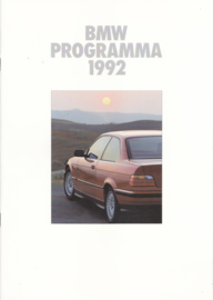 Program 1992 brochure, 26 pages, A4-size, 1/1992, Dutch language