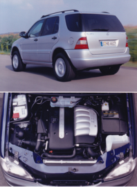Mercedes-Benz ML 55 AMG & 270 CDI, press photo, Germany, 9/1999, IAA