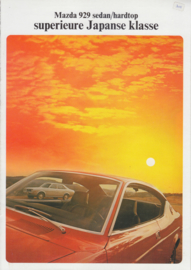 929 Sedan & Hardtop brochure, 8 pages, about 1974, Dutch language