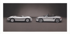 Boxster versus 550 Spyder,  foldcard, 2004, WVK 302 200 04