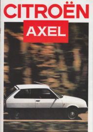 Axel brochure, 8 pages, 08/1986, Dutch language