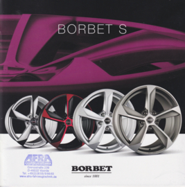 Borbet S Alloy Wheels, 20 page square brochure, Germany, c2009