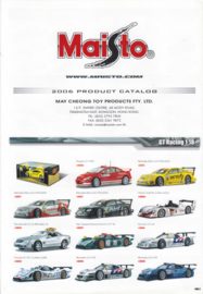 Maisto brochure, 12 fold-out pages, 2006, English language