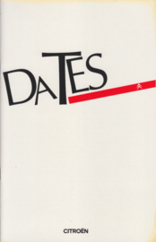 Citroën press kit with sheets & photos, Paris, 10/1986