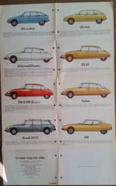 Full range 1971, fold-out folder, 20 pages, 10/1970, Dutch language