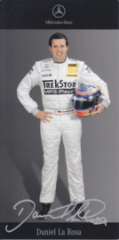 Daniel de la Rosa - DTM 2007 - auto gram postcard, German