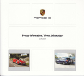 Porsche Press Kit Geneva 2009, DVD with pictures & small booklet, factory-issued,  German/English