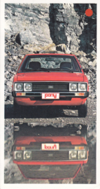 Pony 5-Door Hatchback pricelist, 2 pages, 01/1979, Dutch language