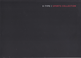 X-Type Sports Collection folder, 8 pages, 2005, Dutch/French language