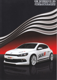 Scirocco RS Turbocharged SKN Tuning brochure, 6 pages,  German language, 11/2009