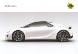 Elise 2015 concept sportscar,  A5-size postcard, 2010, UK, factory-issued, English language