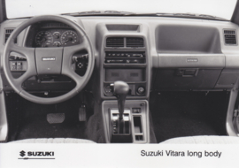 Suzuki Vitara long body dashboard, press photo, Belgium, 1/1992