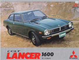 Colt Lancer 1600 SL 2-door leaflet, 2 pages, 12/1974, Dutch language