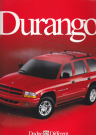 Durango brochure, 34 large pages, 07/1999, English language, USA