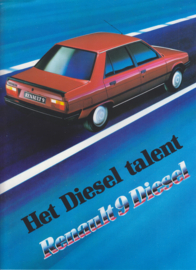 9 Diesel folder, 4 pages, 1983, Dutch language