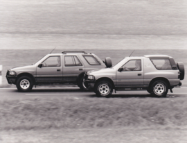 Opel Frontera models, press photo, Germany, 09/1991