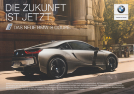 BMW i8 Coupé Plug-in Hybrid, fact card, 21x15 cm, Germany, 2018