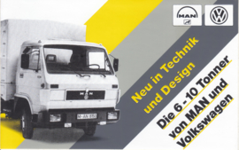 MAN & Volkswagen 6-10 Ton truck, sticker, 17,5 x 11 cm, German