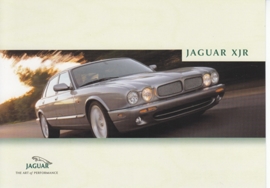 XJ R Sedan, large postcard, 16 x 11 cm, Bologna motorshow 2000