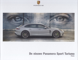 Panamera Sport Turismo brochure, 40 large pages, A4-size, 03/2017, hard covers, Dutch language