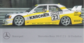 Mercedes-Benz Motorsport 190 E 2.5-16 Evolution, sticker, 8,5 x 15,5 cm