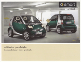 Fortwo Edition Grandstyle brochure,  6 pages, 09/2005, German language