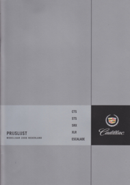 Pricelist all models brochure, 20 pages, A5-size, 7/2006, Dutch language