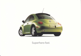New Beetle Turbo, DIN A6-size postcard, USA, 1999