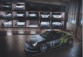 Cayman GT4 Clubsport,  A6 postcard, 2016,  German language