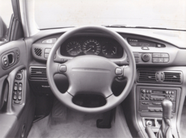 Mazda Xedos 9 Sedan dashboard, press photo, Germany, 9/1993